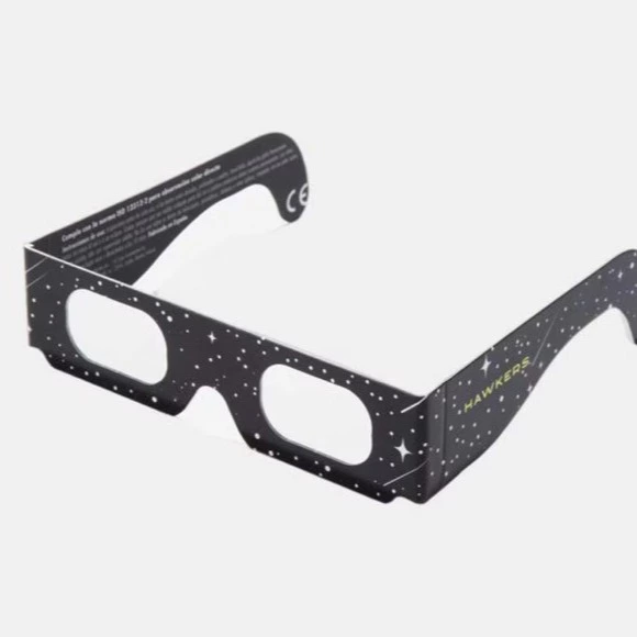 Gafas de sol eclipse unisex rectangular con Certificado ISO Hawkers Negro