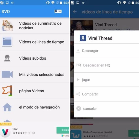 Descarga vídeo Facebook