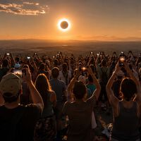 El eclipse va a poner en jaque la conectividad de la España rural. Telefónica y MasOrange han activado un plan especial