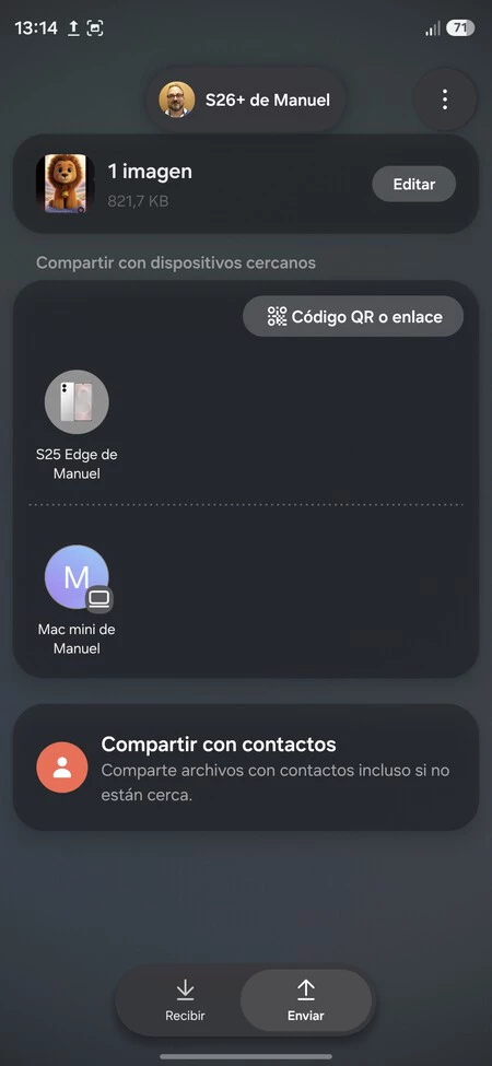 Quick Share Con Airdrop