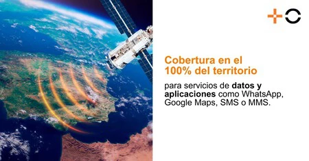 Anuncio de MasOrange con cobertura de Starlink