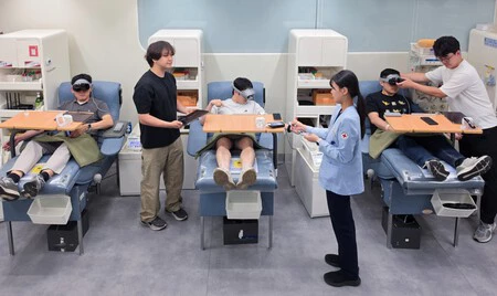 Galaxy XR Para Donar Sangre