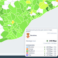 El mapa más completo de las velocidades reales de internet: pueblo a pueblo de toda España