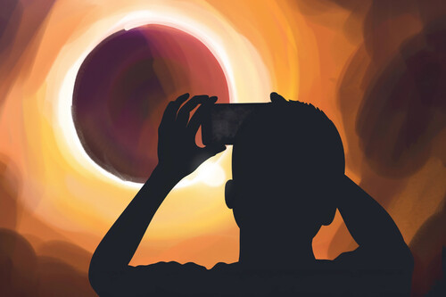 Cómo fotografiar el eclipse solar usando un Android o un iPhone y lograr buenos resultados
