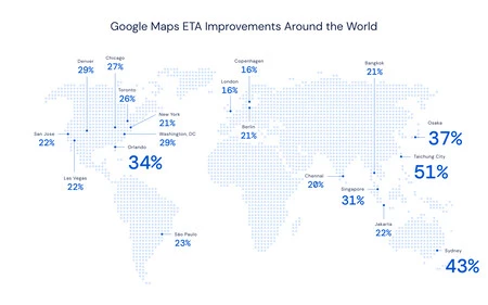 Google Maps Eta