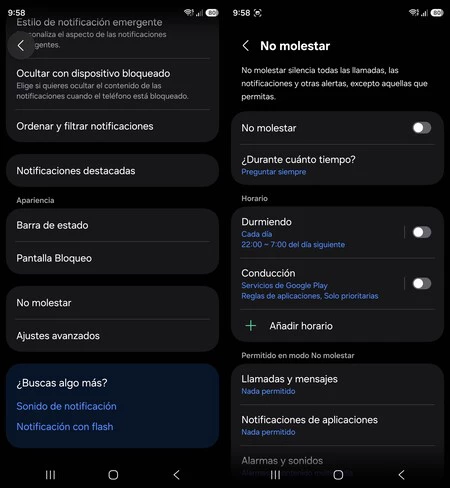 No molestar