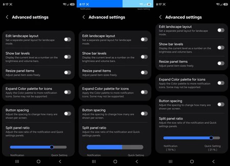 Advanced settings