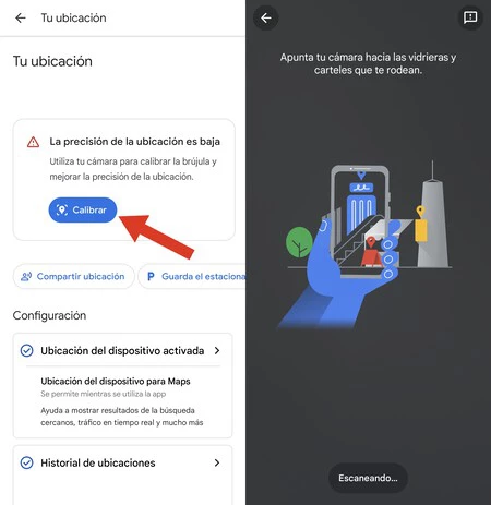 Google Maps Brujula